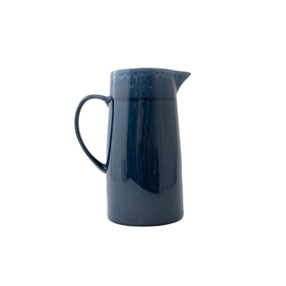 K&Co Navy Glaze Large Jug